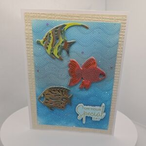 Make a Splash – Vibrant Fish-Themed Greeting Card
